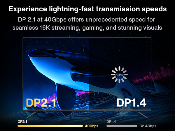 16k displayport cable