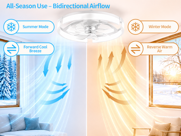 Ceiling Fans with Lights and Remote