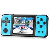 TEBIYOU 32 Bit Handheld Games for Kids Built-in 139 Video Games, 3.0" IPS Screen Rechargeable Tra...