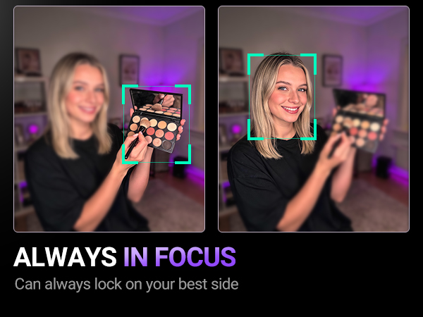Auo-focus webcam