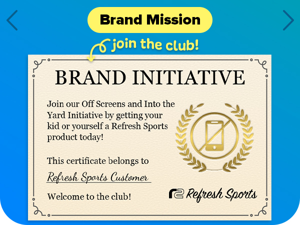 Refresh Sports Brand Mission
