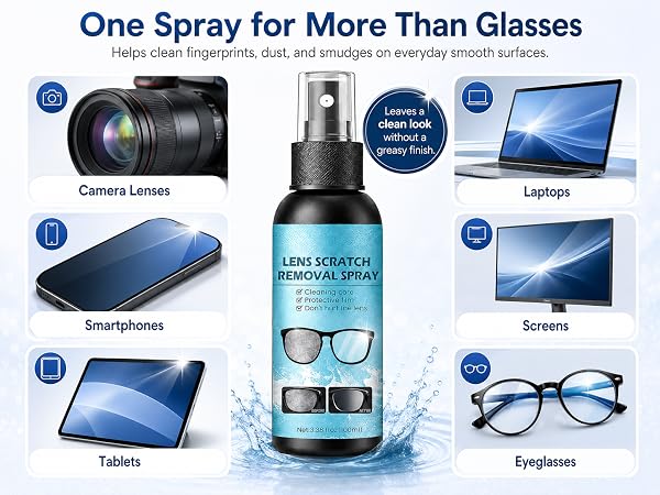 eye glass cleaner minor care optical camera screens smartphone