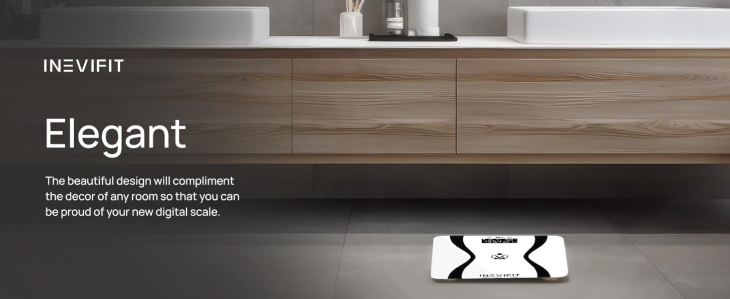 I-BA001W - INEVIFIT - Best Body Analyzer Scale - Premium A+