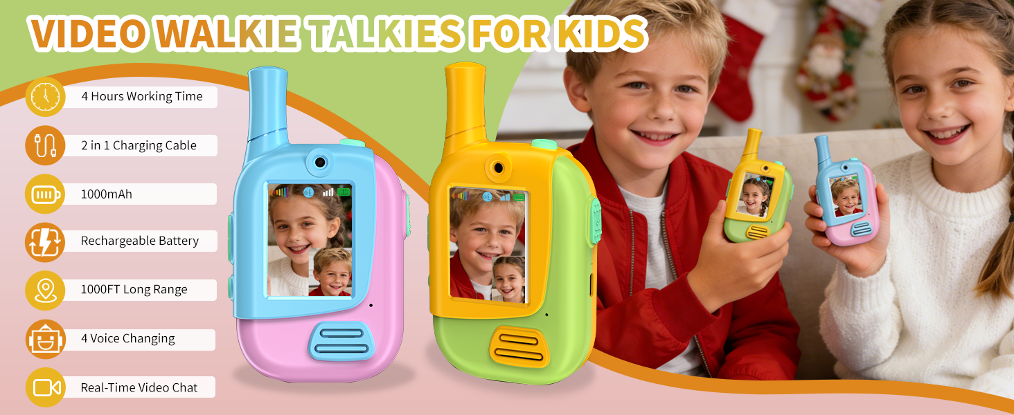 Video Walkie Talkies for Kids Kids Walkies Talkies