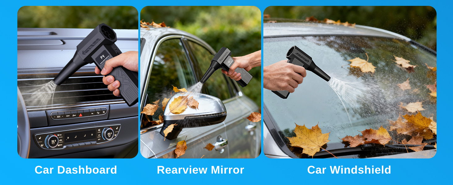 MiaEpic Turbo Fan for Car Dashboard,Rearview Mirror,Car Windshield