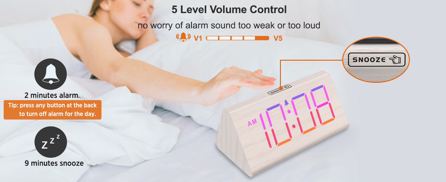 rgb digital clock for living room
