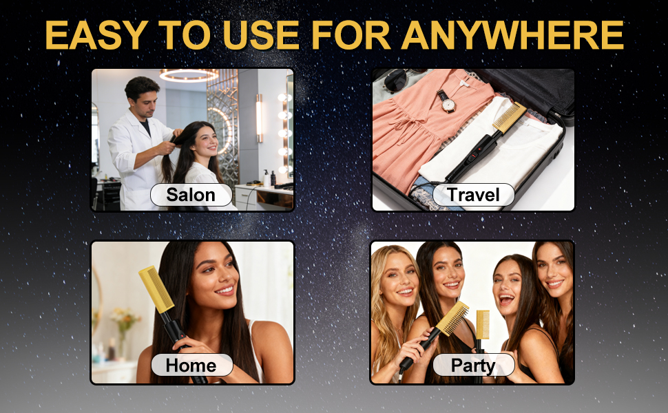 pressing comb, electric hot comb