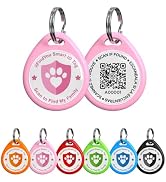 ilFindYou Cat Tags Personalized Small, QR Cat Name Tags for Kitten Collar, Scan Location Ale...