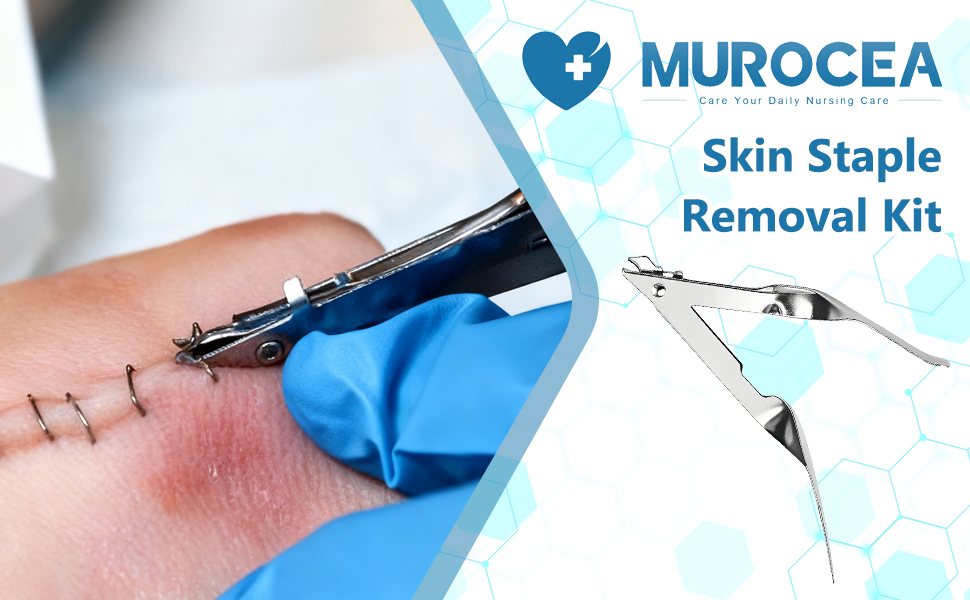 Post-Op Wound Skin Staple Extractor Remover Clinics nursing Care Veterinary vet emergency