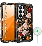 Hekodonk for Galaxy S26 Ultra Case Magnetic,[Compatible with MagSafe]Three Layer Heavy Duty Shock...