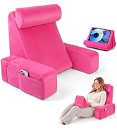 Sttargxing Pillow for Bed Sitting Up,Together with Tablet Pillow Stand,Reading Pillow with Detach...