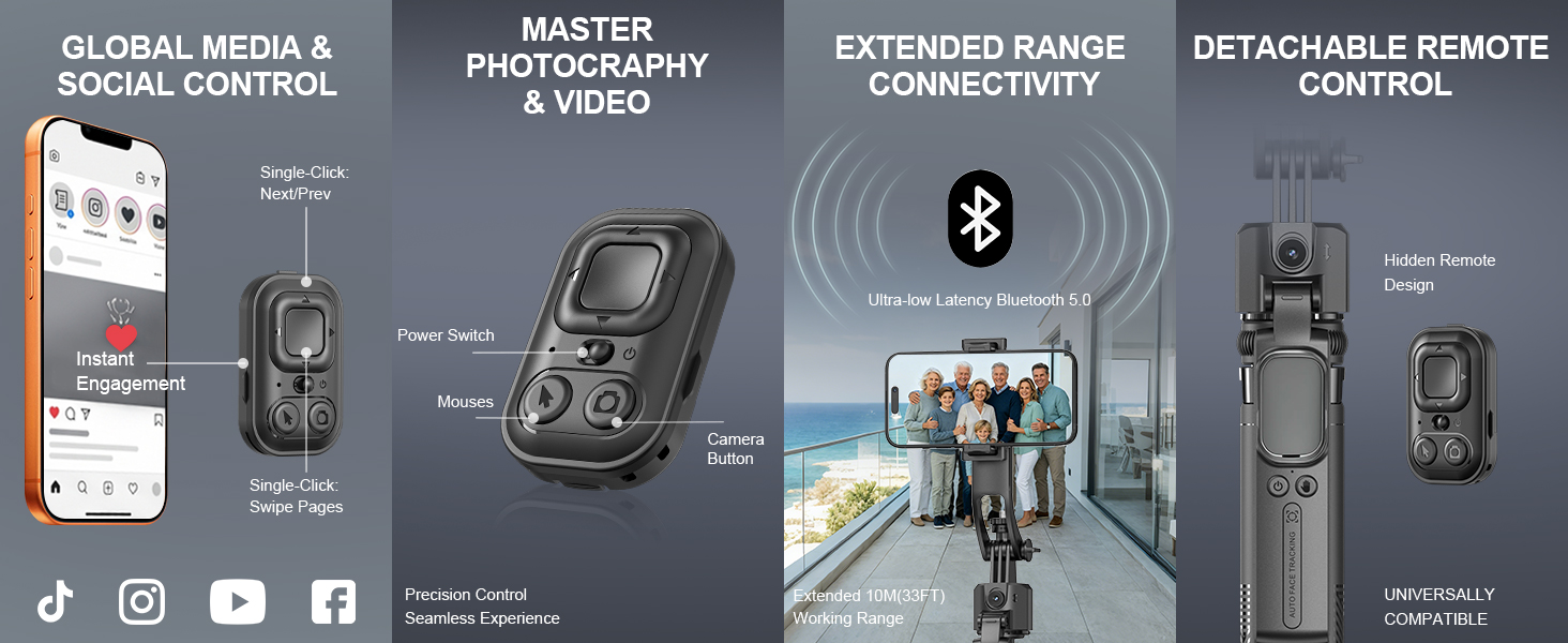 tripod for iphone with remote