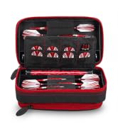 Casemaster Plazma Pro, 6 Dart Case for Soft and Steel Tip Darts, Features Large Front Mobile Devi...