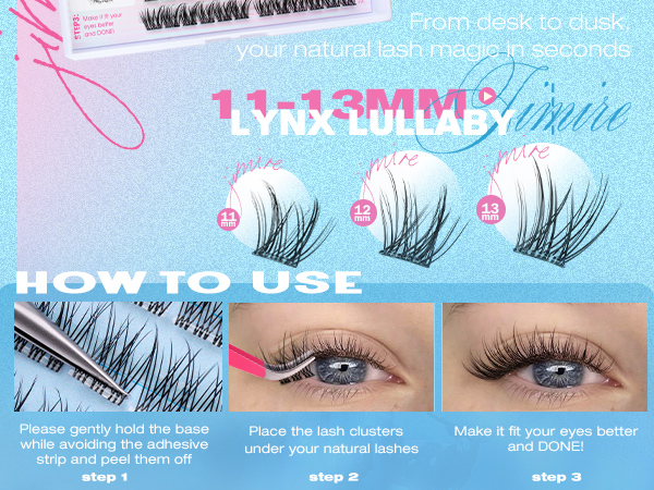 press on eyelashes