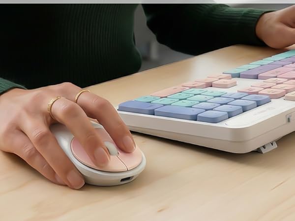 quiet silent keyboard and mouse combo
