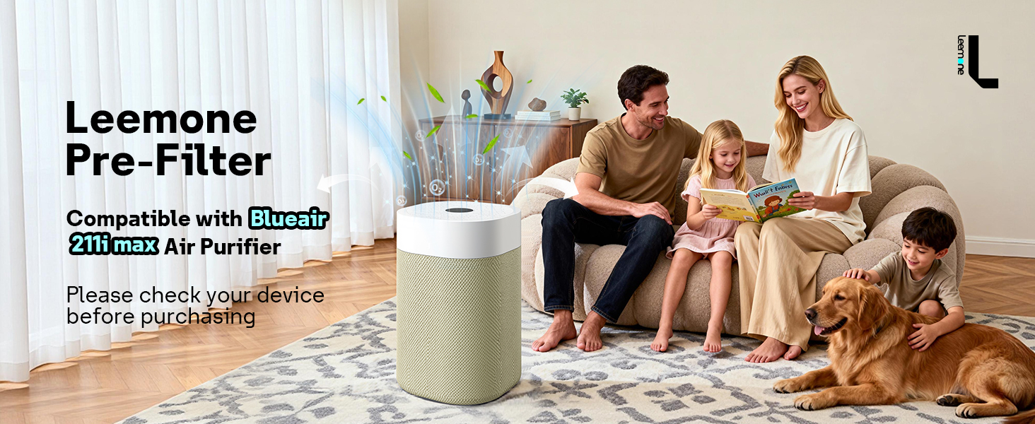 Compatible with Blueair 211i max Air Purifier