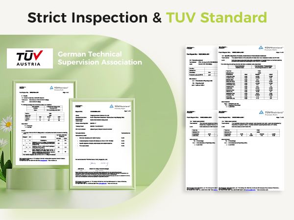 Strict Inspection &amp;amp; TUV Standard