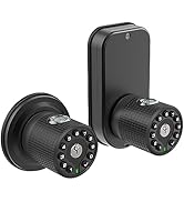 BOTHSTAR Double Sided Keyless Door Knob Lock with Fingerprint and Keypad, Smart Doorknob with Dua...