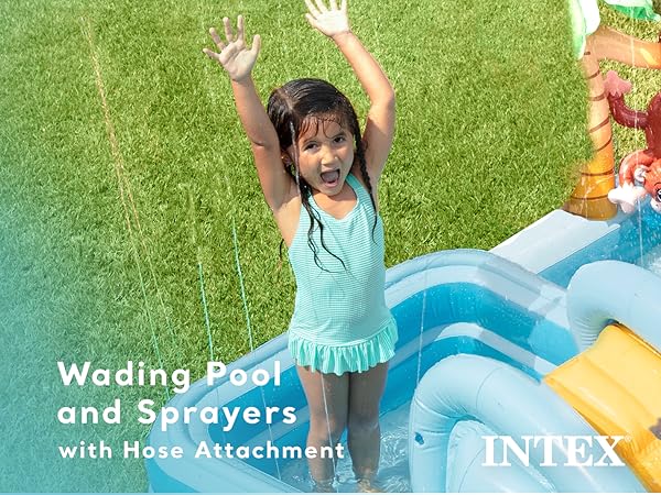 Wading Pool and Sprayers