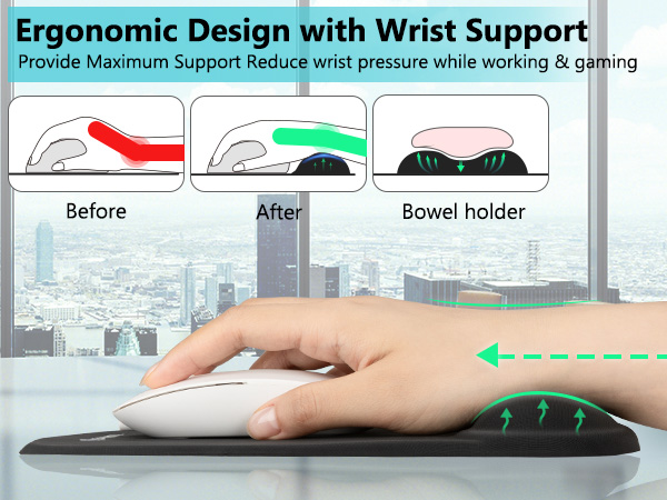 mouse pad wrist support