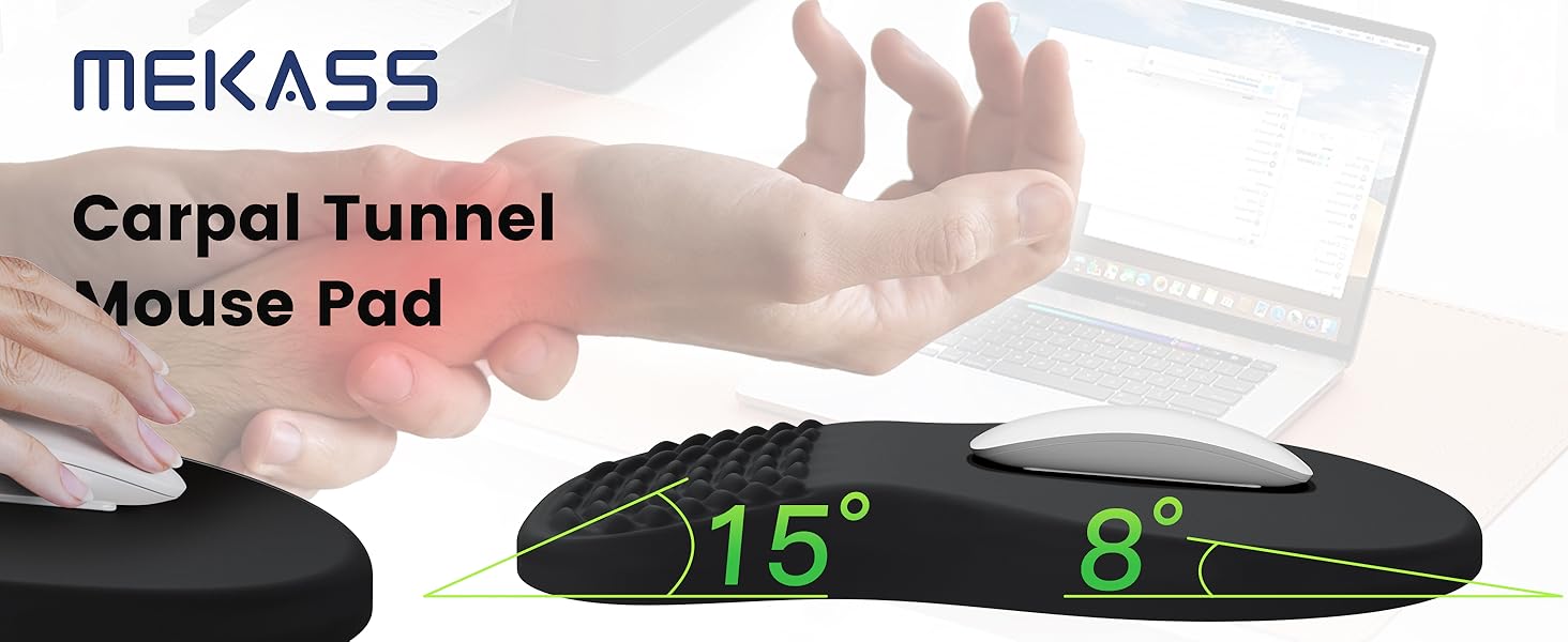 mouse pad with wrist rest