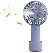 Small Handheld Misting Fan Portable Mister Fan with 20ml Water Tank Rechargeable USB/Battery Oper...