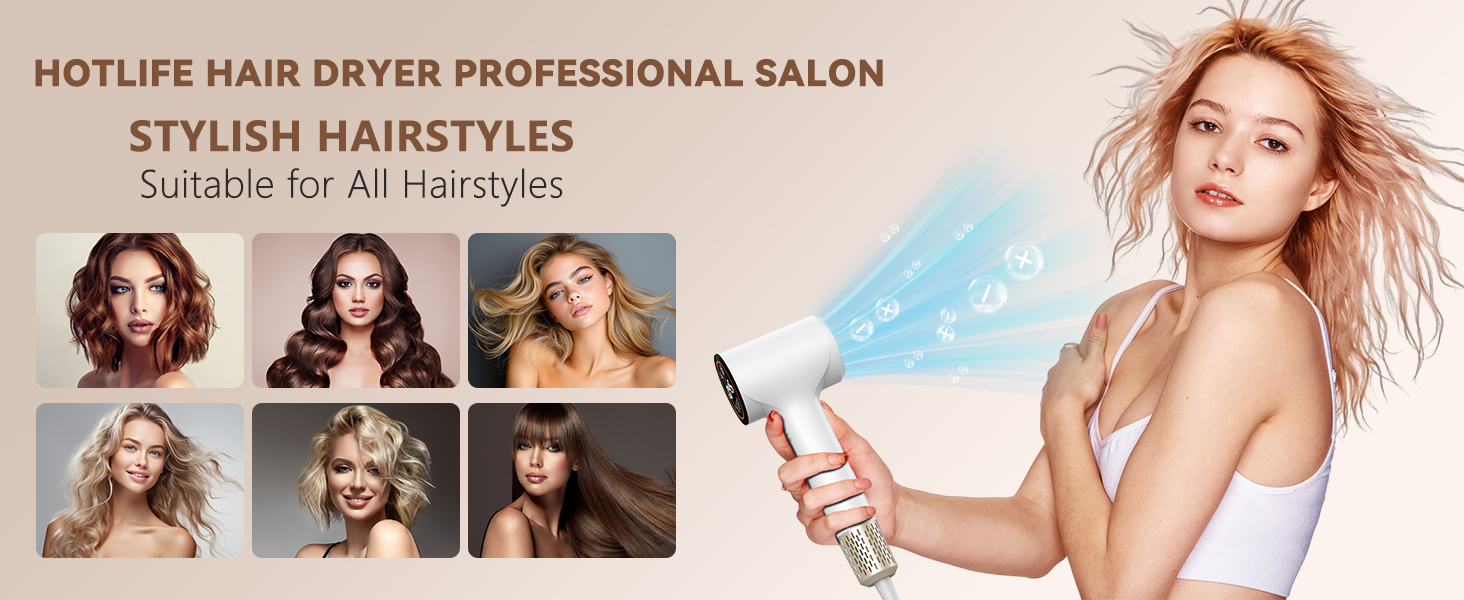Ionic Hair Dryer for Women
