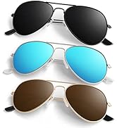 ANZIW Pilot Sunglasses for Men Women,Lightweight Metal Frame,Polarized UV400 Protection Sun Glasses