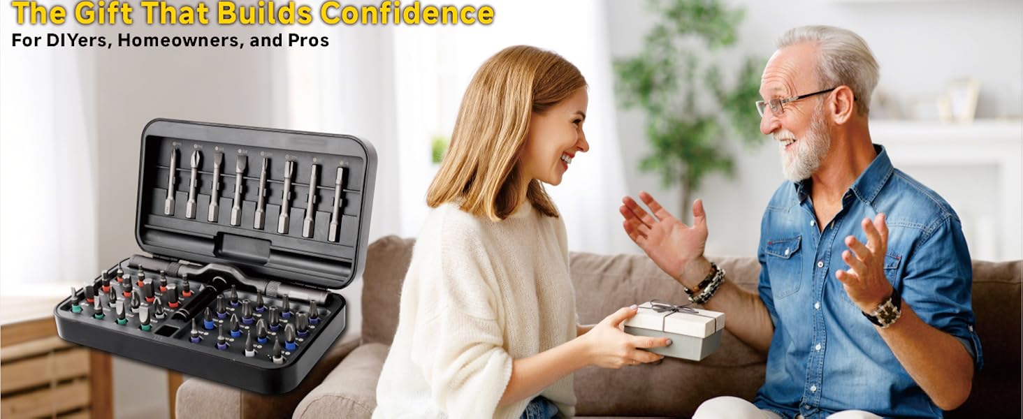 42-in-1 Mini Magnetic Ratchet Screwdriver Set - Professional Precision Tool Kit
