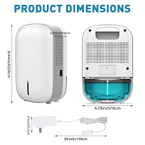 Mini Portable Dehumidifier-2-Dimensions--20250520