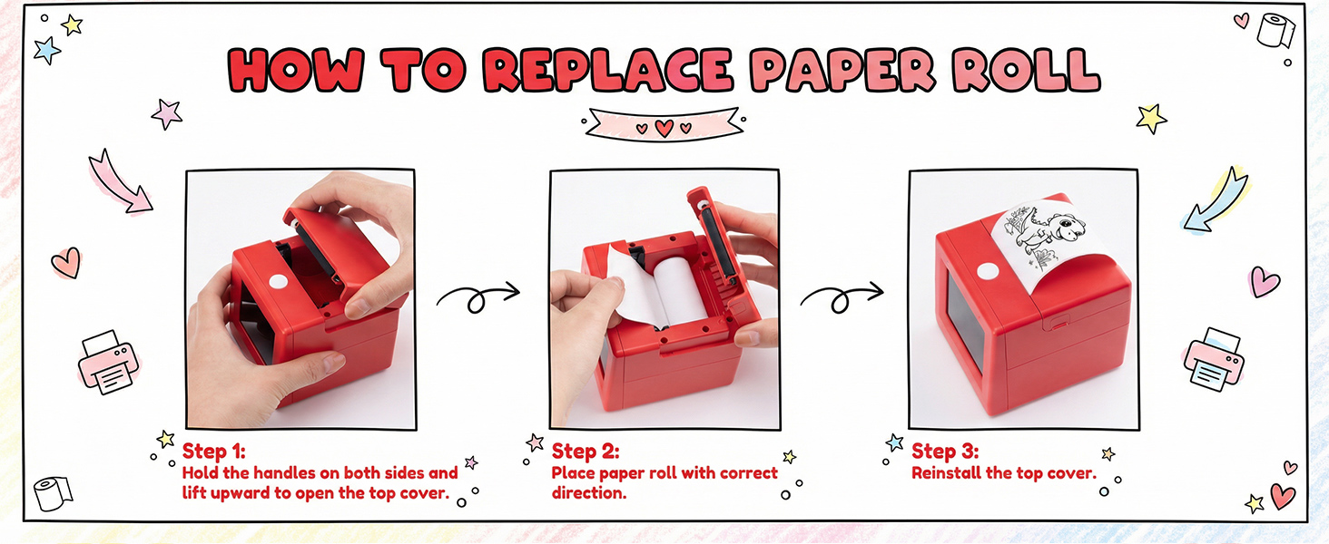 AI Mini Sticker Printer for Kids