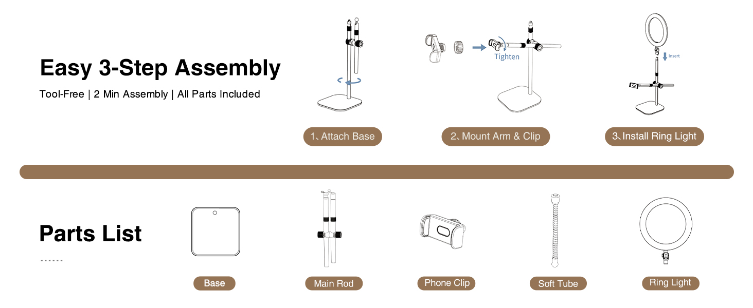 Overhead Phone Mount