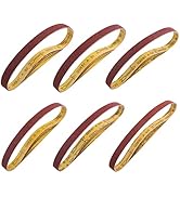 MIDO Professional Abrasive 1 x 30 Inch Sanding Belts Premium Aluminum Oxide Sanding Belt 60/80/12...
