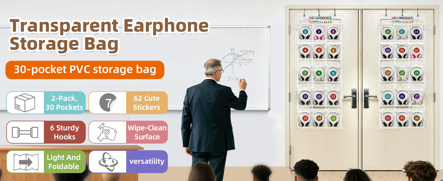 Transparent Earphone Storage Bag