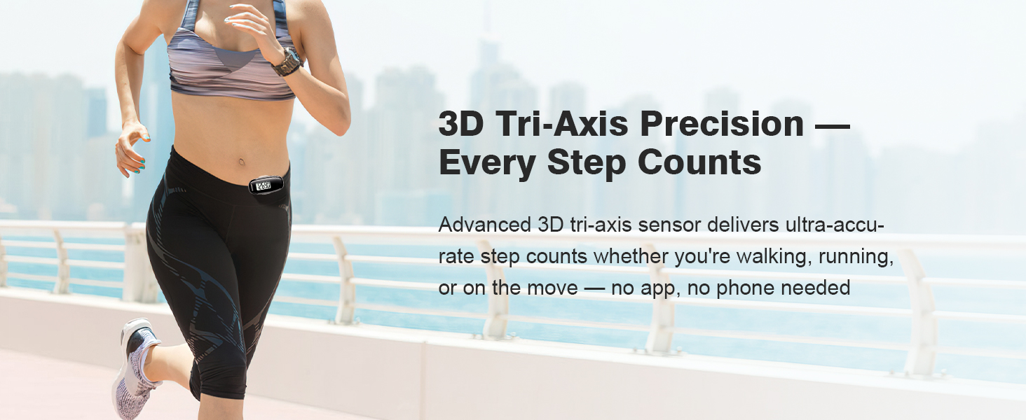 3D Pedometer for Walking