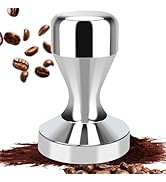 Huogary Stainless steel Coffee Tamper, 51mm Espresso Tamper, 51mm Tamper with Stainless Steel Han...