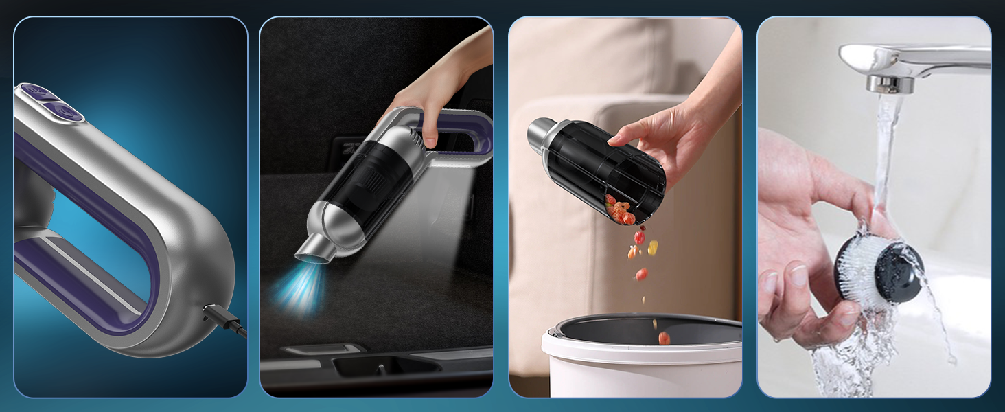 Handheld Cordless Car Vacuum