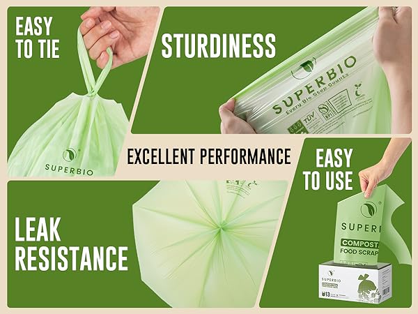 Compost garbage bags