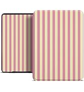 Kindle Case for 7" Kindle Paperwhite 12th Gen 2024 and 7” Colorsoft, Striped Kindle Cover with Ha...