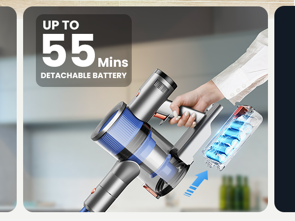 Cordless stick vacuum cleaner