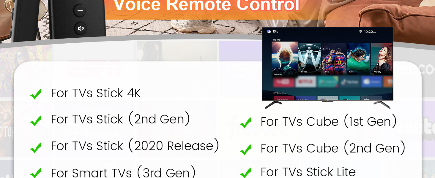 voice remote replacement