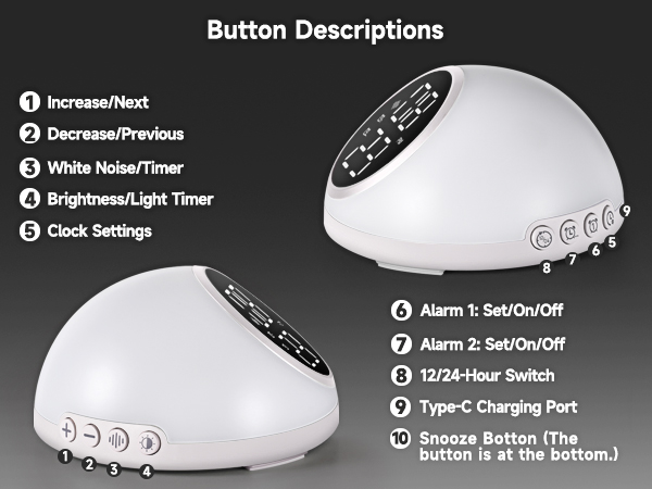 Alarm Clock for Bedroom