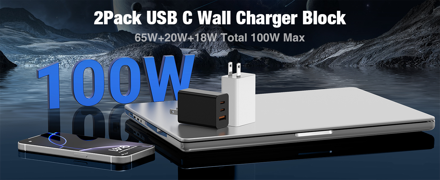 USB C Wall Charger Block