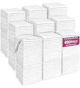 TEAWOO Microfiber Cleaning Cloths-400 Pack, Microfiber Towels Bulk, Towels for Cars, Cleaning Rag...