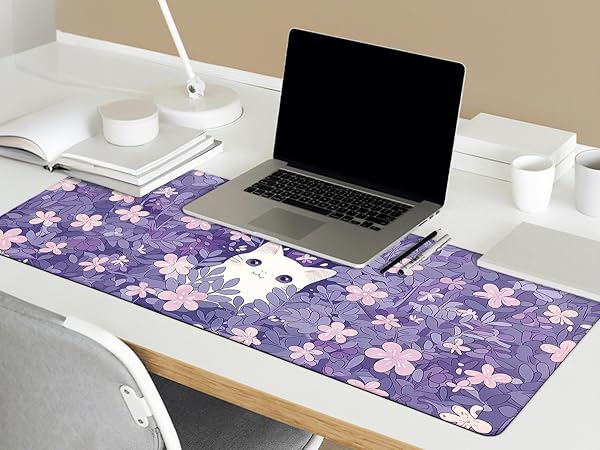 Keyboard Mouse Pad for Desktop Cute Office Desk Accessories