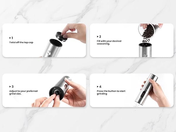 salt and pepper grinder set