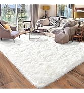 Quntue 8x10 Area Rugs for Living Room, Ultra Soft Large Shag Living Room Rug Fluffy Rug Carpet fo...