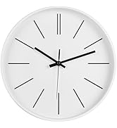 zyzamay Modern Wall Clock,12 Inch Round Bright Colorful 3D Wall Clocks,Easy to Read,Silent Non Ti...