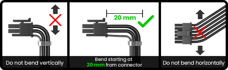 Fasgear PCI-e 5.0 12VHPWR Power Cable for PSU Corsair Greate Wall Thermaltake GPU 4070 4060 4050 ti