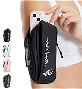 HiRui Universal Sports Armband Comfort Running Armband and Wristband Cell Phone Holder for Exerci...